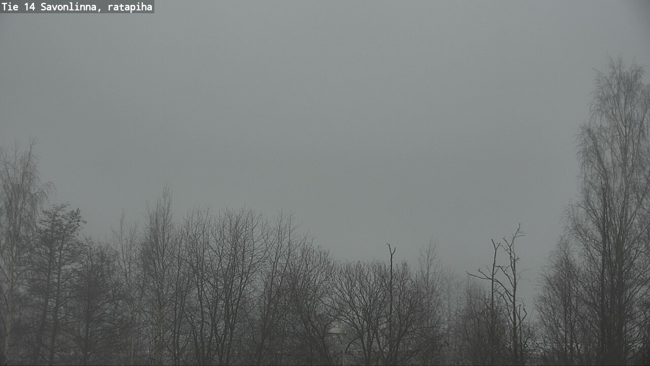 Weather Camera Image Väg 14 Nyslott, Ratapiha, Savonlinna, Etelä-Savo