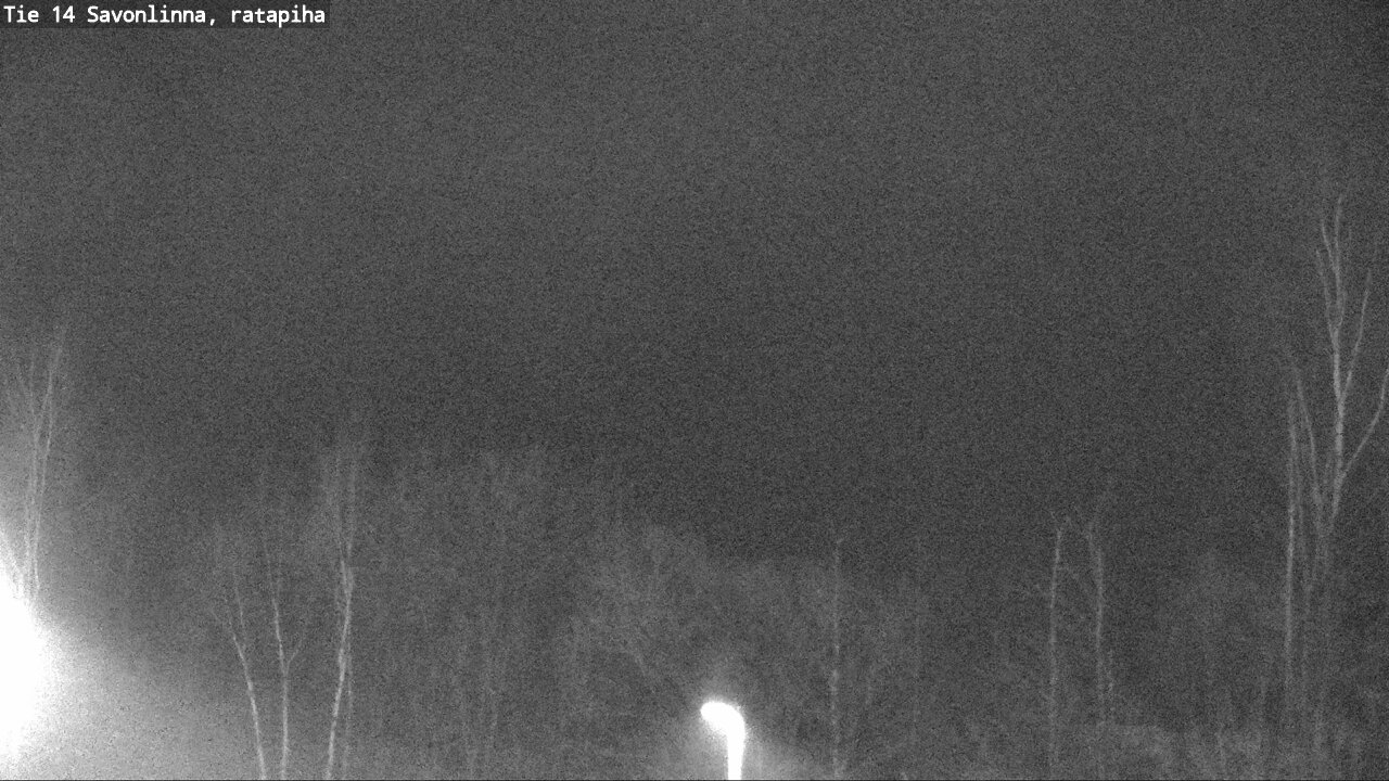 Weather Camera Image Väg 14 Nyslott, Ratapiha, Savonlinna, Etelä-Savo