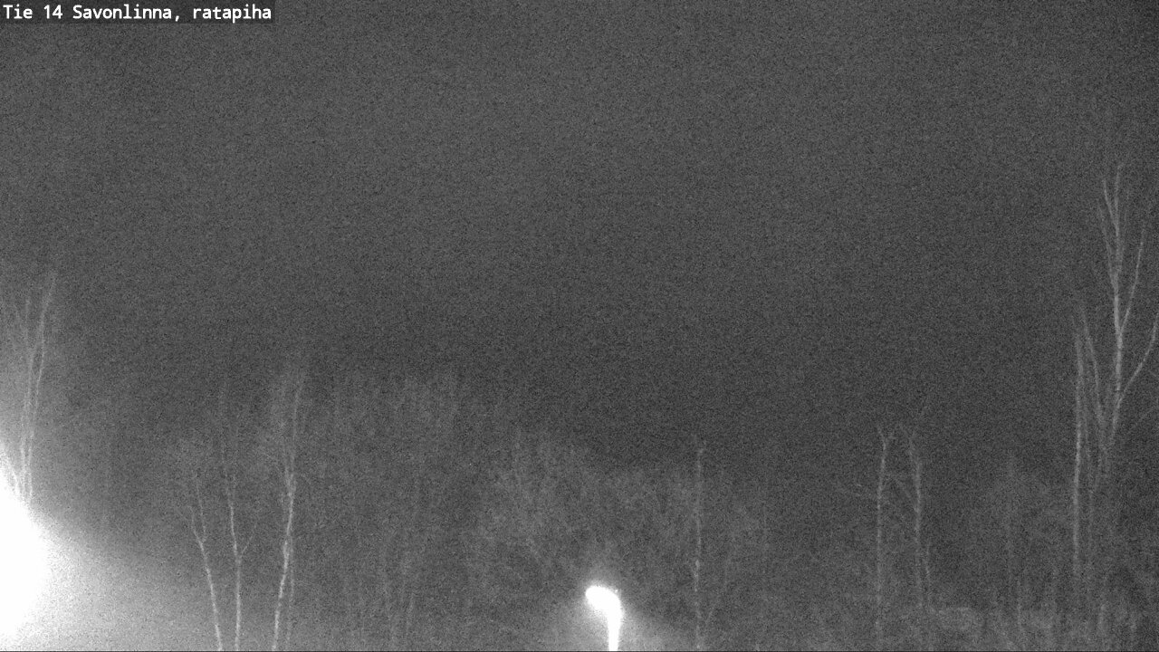 Weather Camera Image Väg 14 Nyslott, Ratapiha, Savonlinna, Etelä-Savo