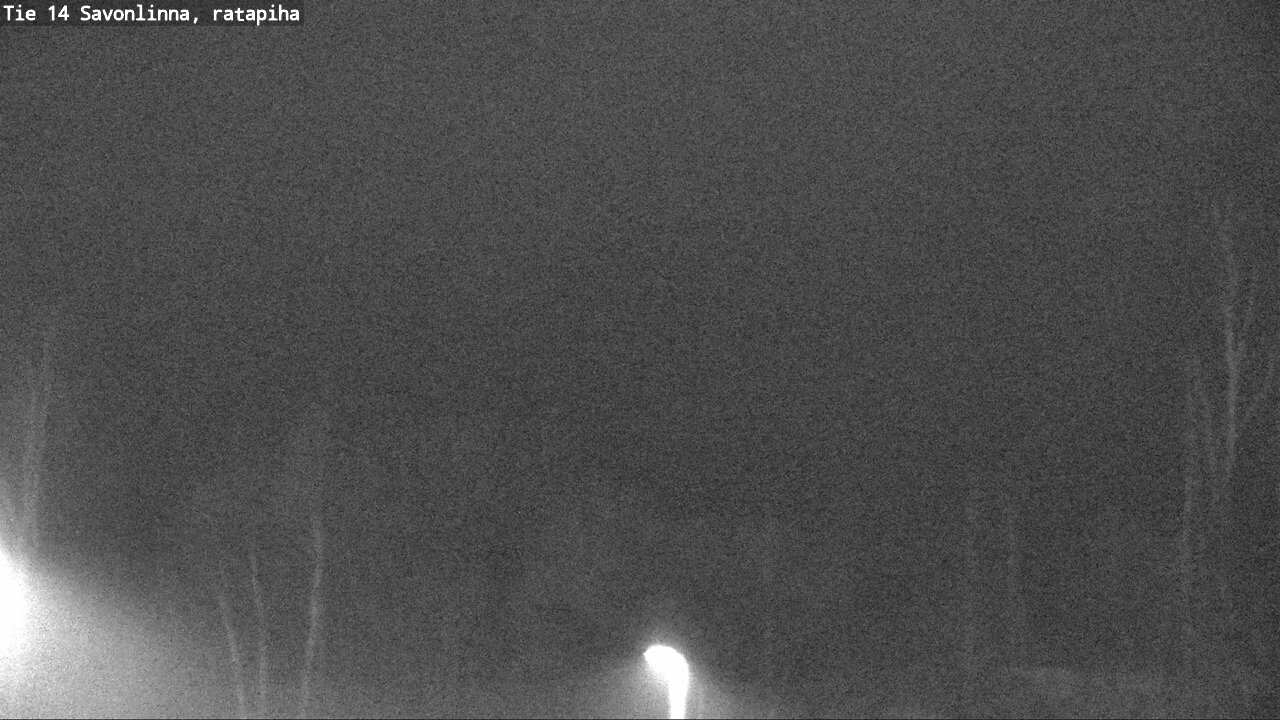 Weather Camera Image Väg 14 Nyslott, Ratapiha, Savonlinna, Etelä-Savo