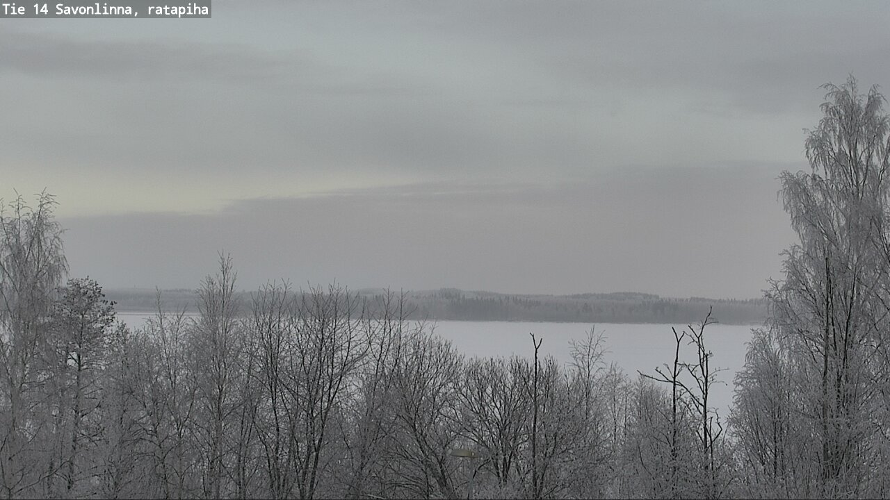 Weather Camera Image Road 14 Savonlinna, Ratapiha, Savonlinna, Etelä-Savo
