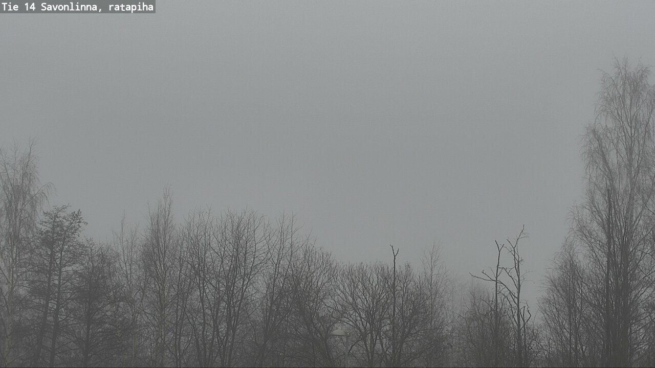 Weather Camera Image Väg 14 Nyslott, Ratapiha, Savonlinna, Etelä-Savo