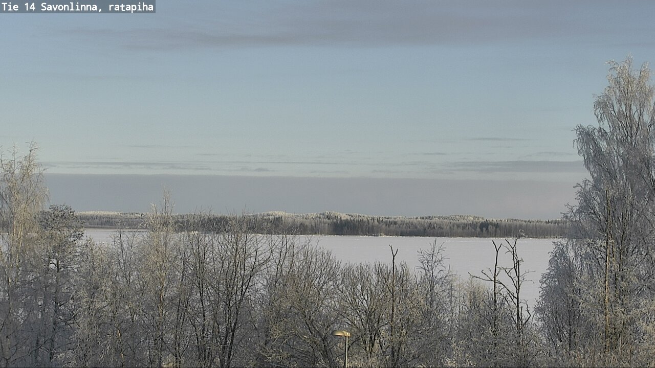 Weather Camera Image Road 14 Savonlinna, Ratapiha, Savonlinna, Etelä-Savo