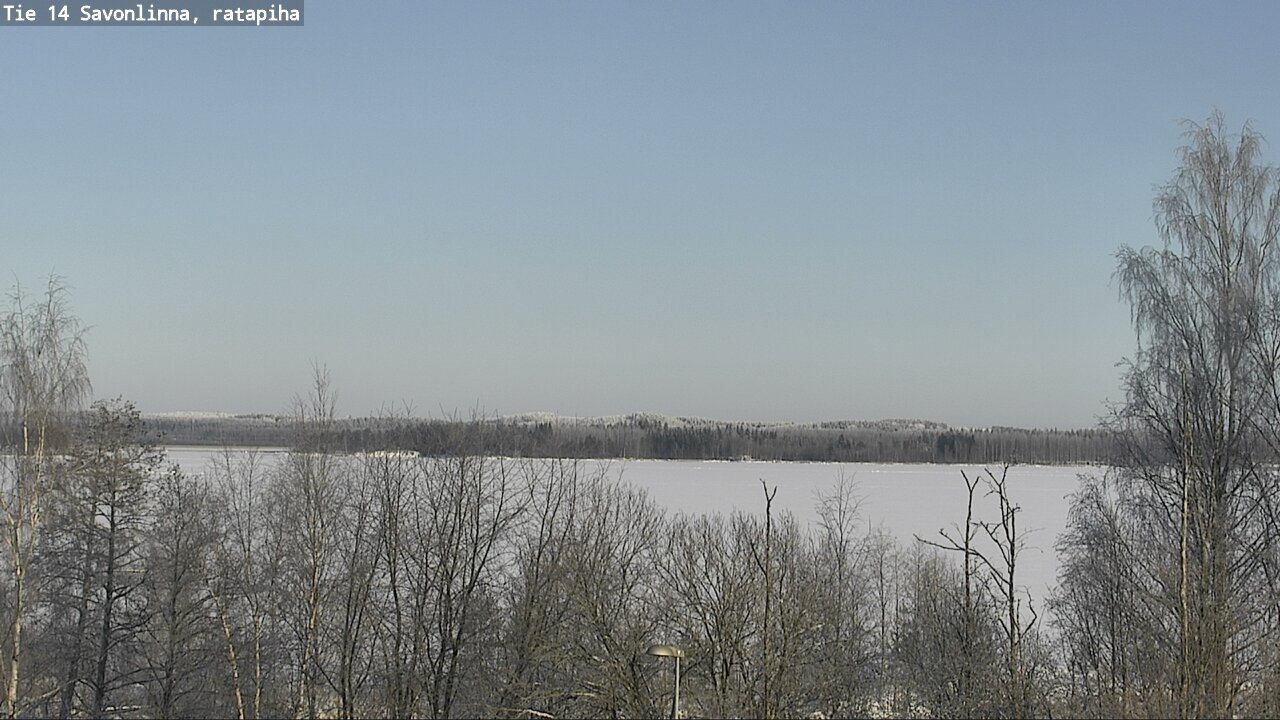 Weather Camera Image Väg 14 Nyslott, Ratapiha, Savonlinna, Etelä-Savo