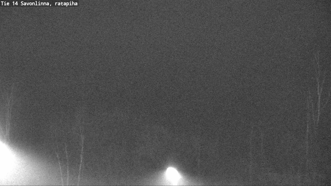 Weather Camera Image Väg 14 Nyslott, Ratapiha, Savonlinna, Etelä-Savo