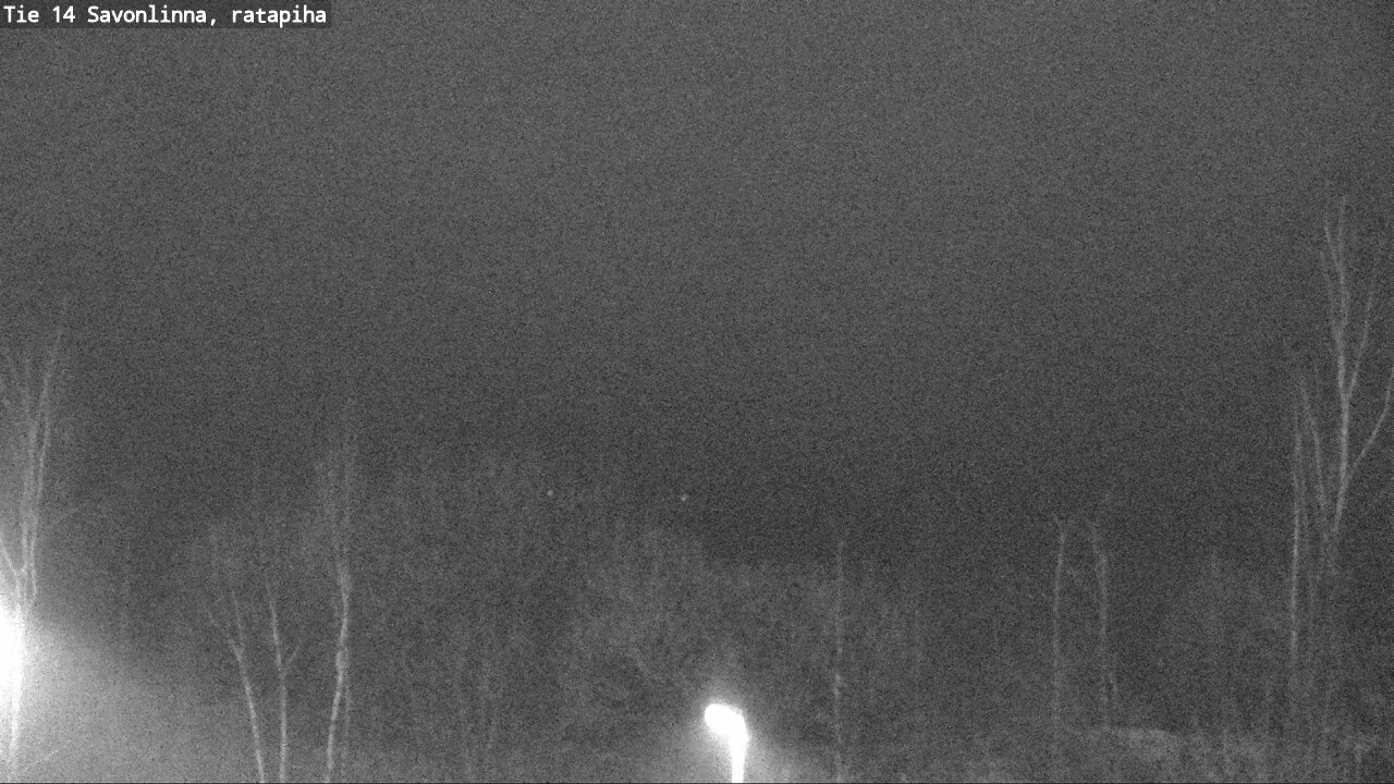 Weather Camera Image Väg 14 Nyslott, Ratapiha, Savonlinna, Etelä-Savo