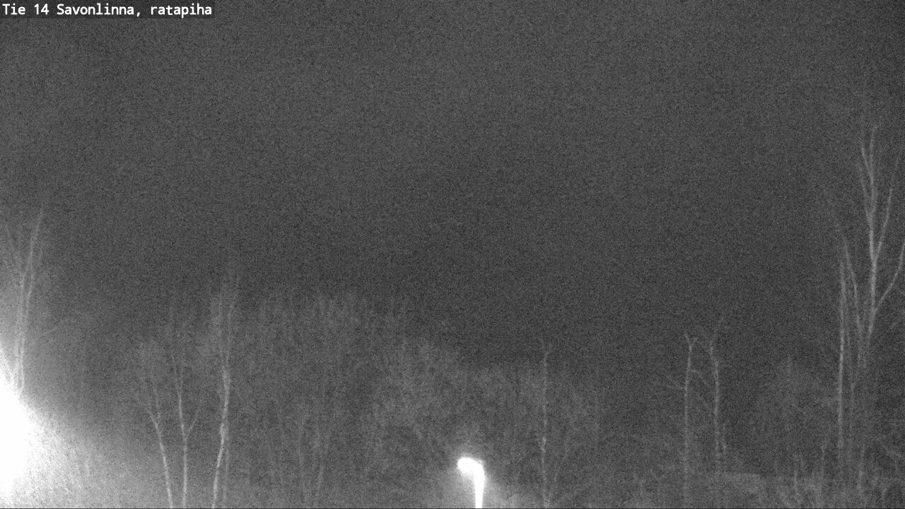 Weather Camera Image Väg 14 Nyslott, Ratapiha, Savonlinna, Etelä-Savo