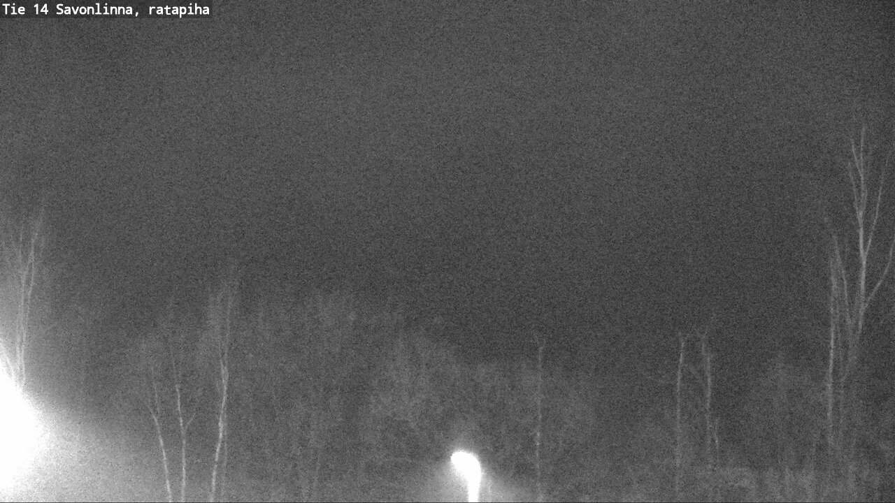 Weather Camera Image Väg 14 Nyslott, Ratapiha, Savonlinna, Etelä-Savo