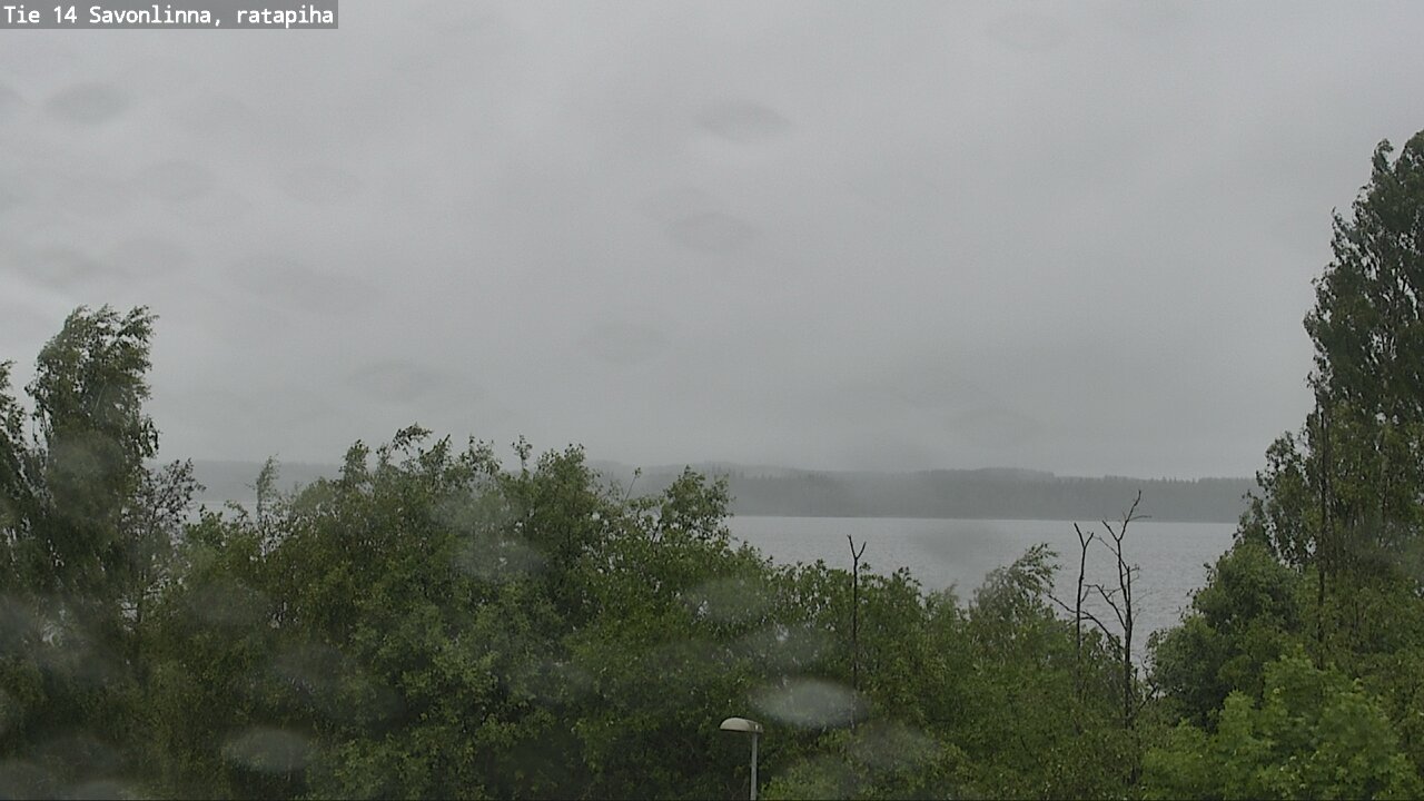 Weather Camera Image Väg 14 Nyslott, Ratapiha, Savonlinna, Etelä-Savo