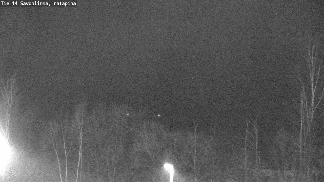Weather Camera Image Väg 14 Nyslott, Ratapiha, Savonlinna, Etelä-Savo