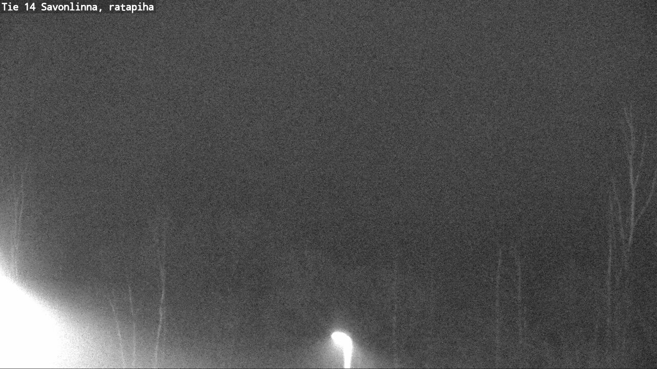 Weather Camera Image Väg 14 Nyslott, Ratapiha, Savonlinna, Etelä-Savo