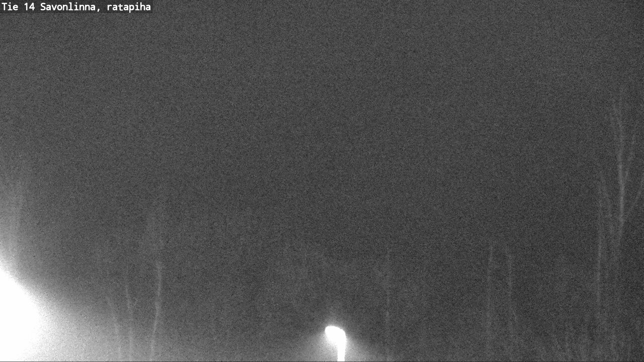 Weather Camera Image Väg 14 Nyslott, Ratapiha, Savonlinna, Etelä-Savo