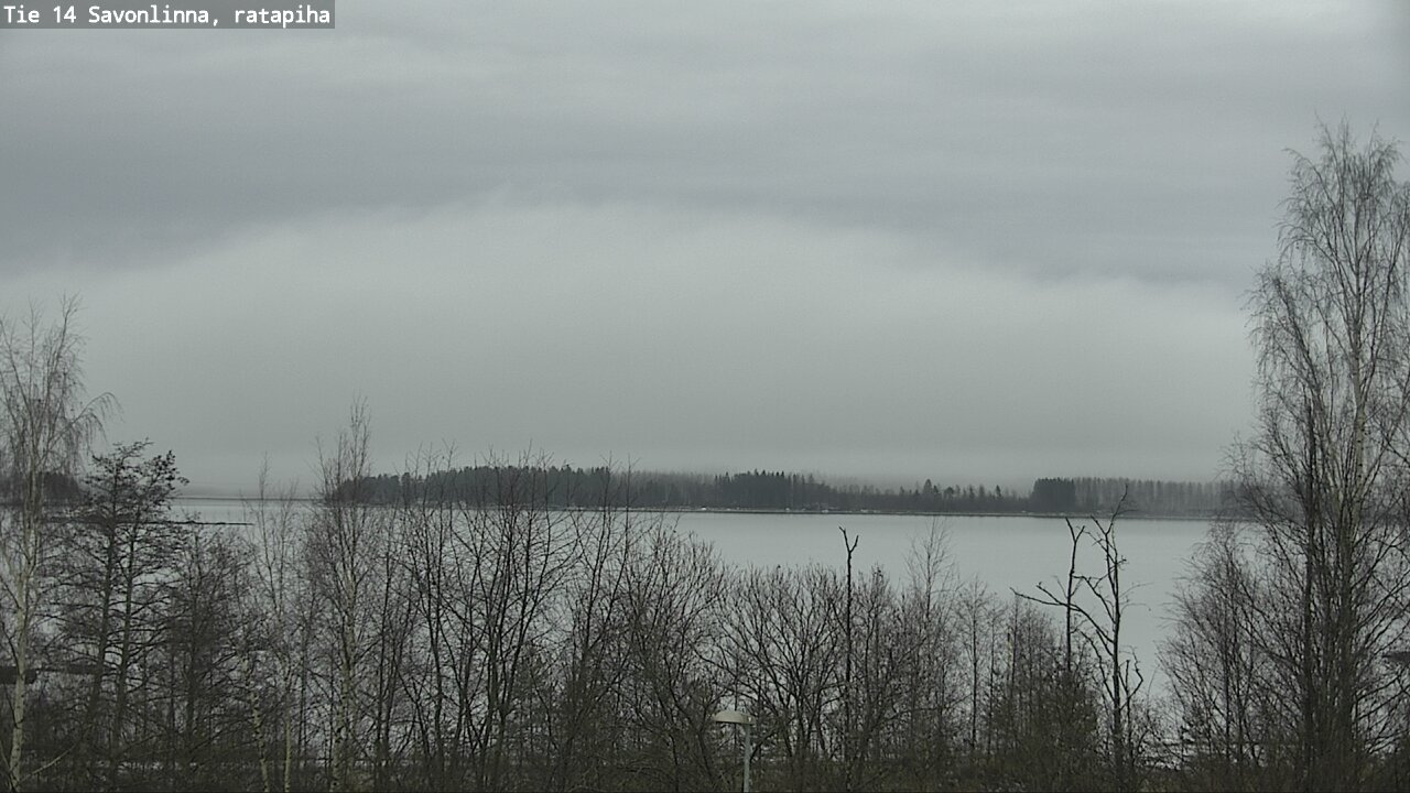 Weather Camera Image Väg 14 Nyslott, Ratapiha, Savonlinna, Etelä-Savo