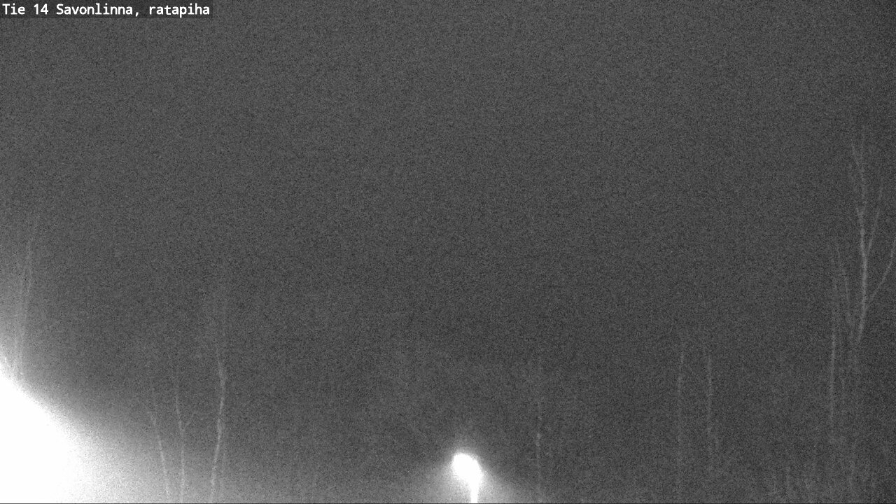 Weather Camera Image Väg 14 Nyslott, Ratapiha, Savonlinna, Etelä-Savo