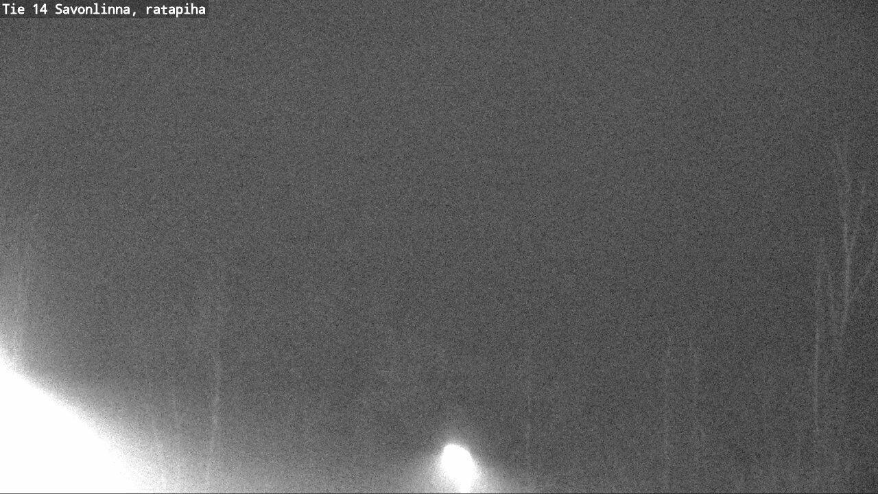 Weather Camera Image Väg 14 Nyslott, Ratapiha, Savonlinna, Etelä-Savo