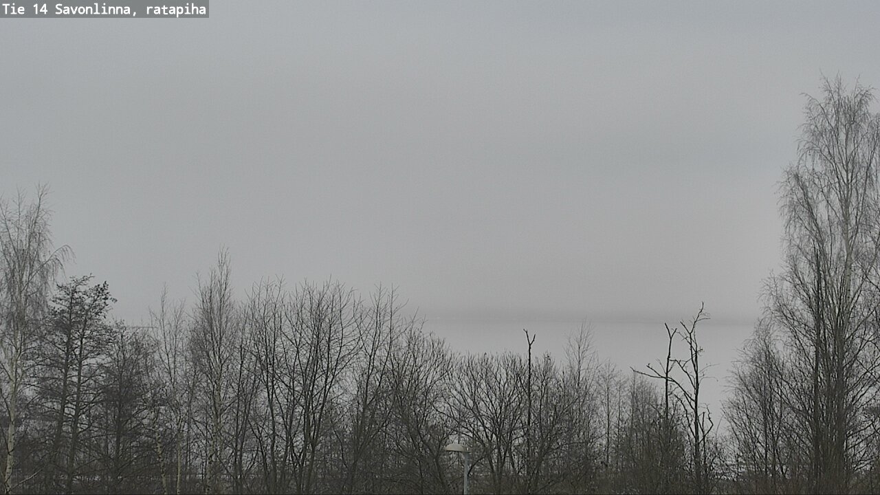 Weather Camera Image Väg 14 Nyslott, Ratapiha, Savonlinna, Etelä-Savo