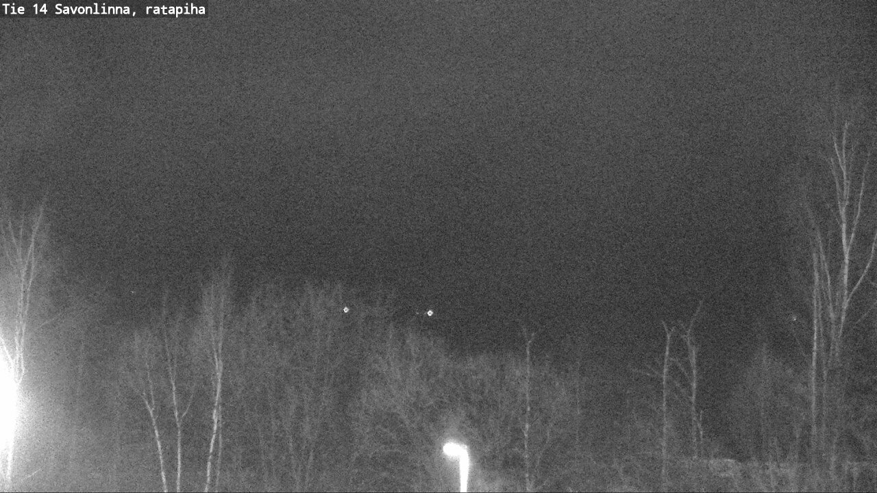 Weather Camera Image Väg 14 Nyslott, Ratapiha, Savonlinna, Etelä-Savo