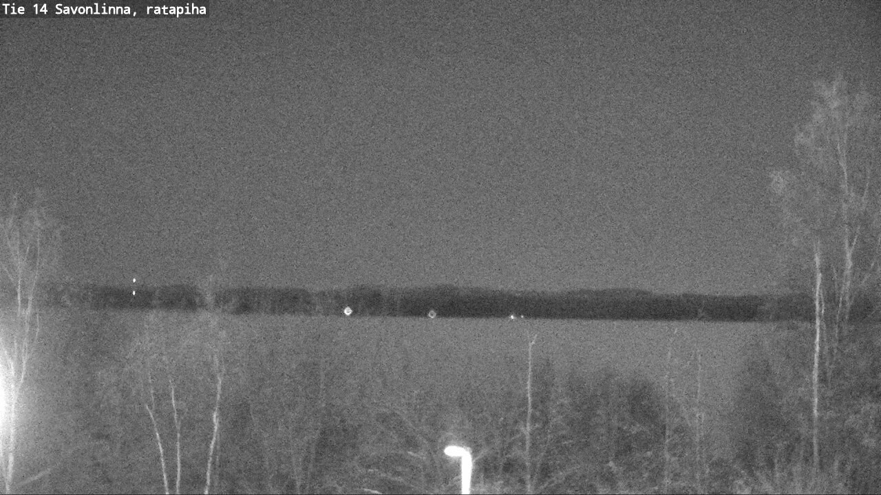 Weather Camera Image Väg 14 Nyslott, Ratapiha, Savonlinna, Etelä-Savo