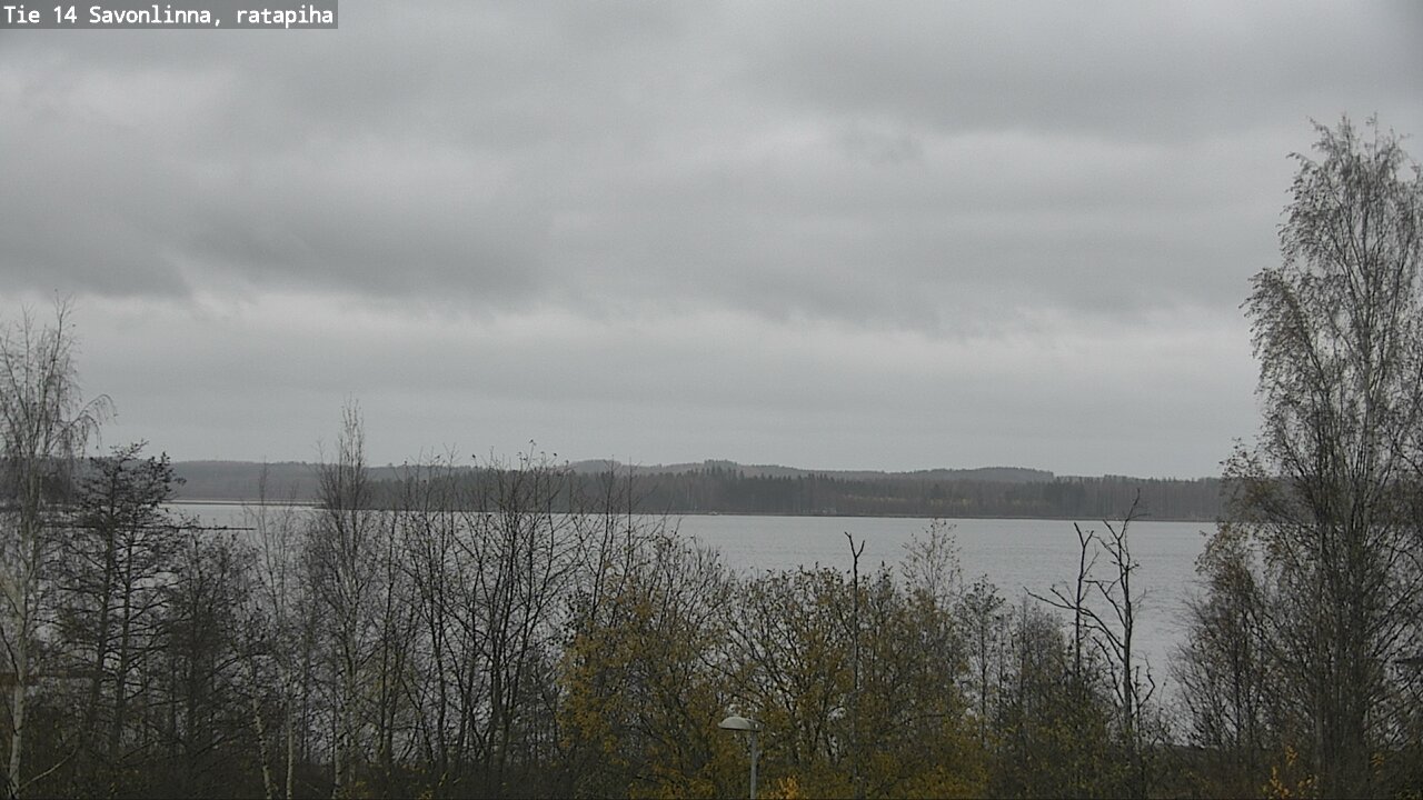 Weather Camera Image Väg 14 Nyslott, Ratapiha, Savonlinna, Etelä-Savo