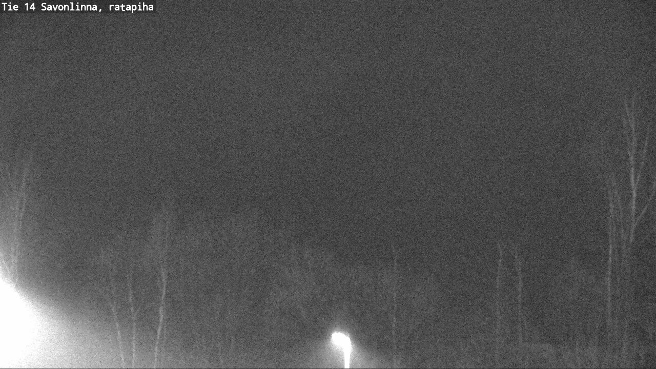 Weather Camera Image Väg 14 Nyslott, Ratapiha, Savonlinna, Etelä-Savo