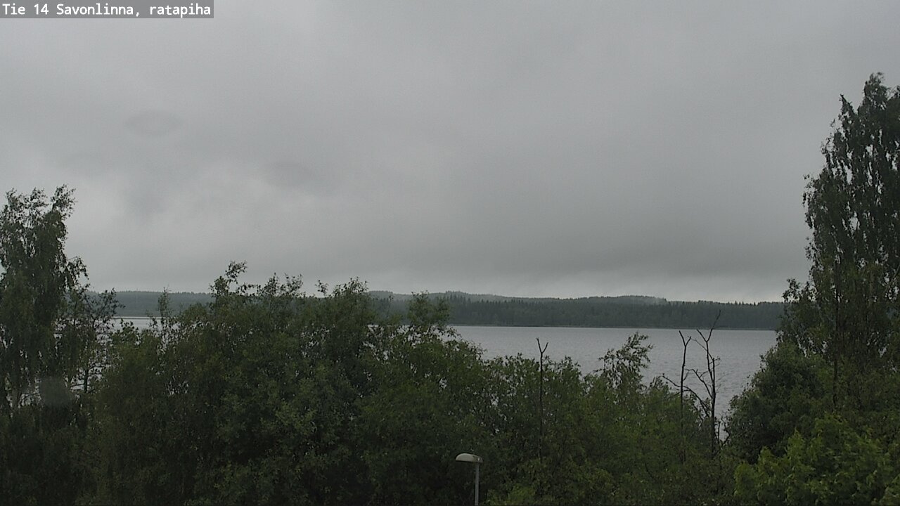 Weather Camera Image Väg 14 Nyslott, Ratapiha, Savonlinna, Etelä-Savo