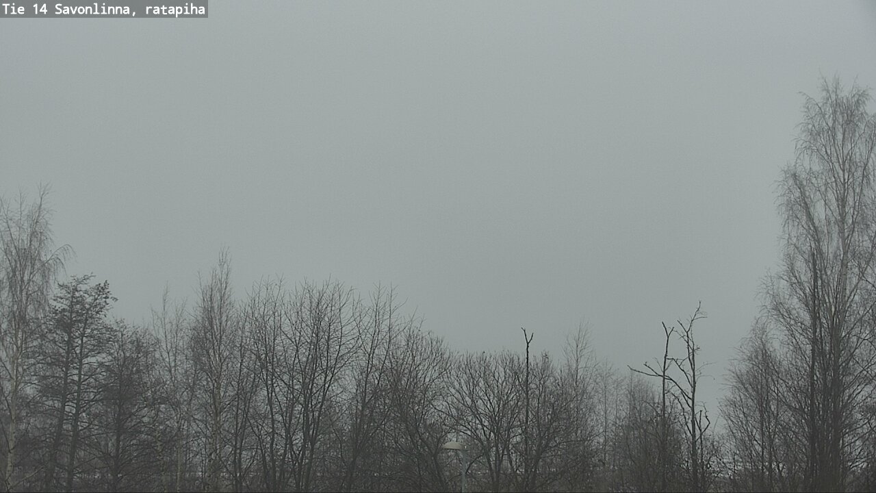 Weather Camera Image Väg 14 Nyslott, Ratapiha, Savonlinna, Etelä-Savo