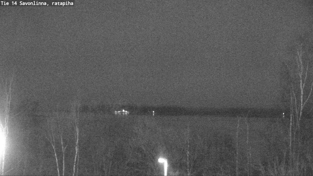 Weather Camera Image Väg 14 Nyslott, Ratapiha, Savonlinna, Etelä-Savo