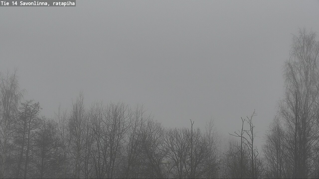Weather Camera Image Väg 14 Nyslott, Ratapiha, Savonlinna, Etelä-Savo