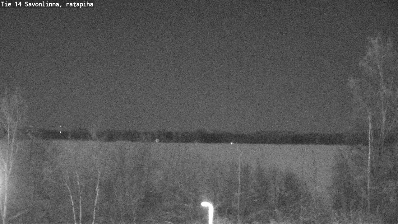 Weather Camera Image Väg 14 Nyslott, Ratapiha, Savonlinna, Etelä-Savo