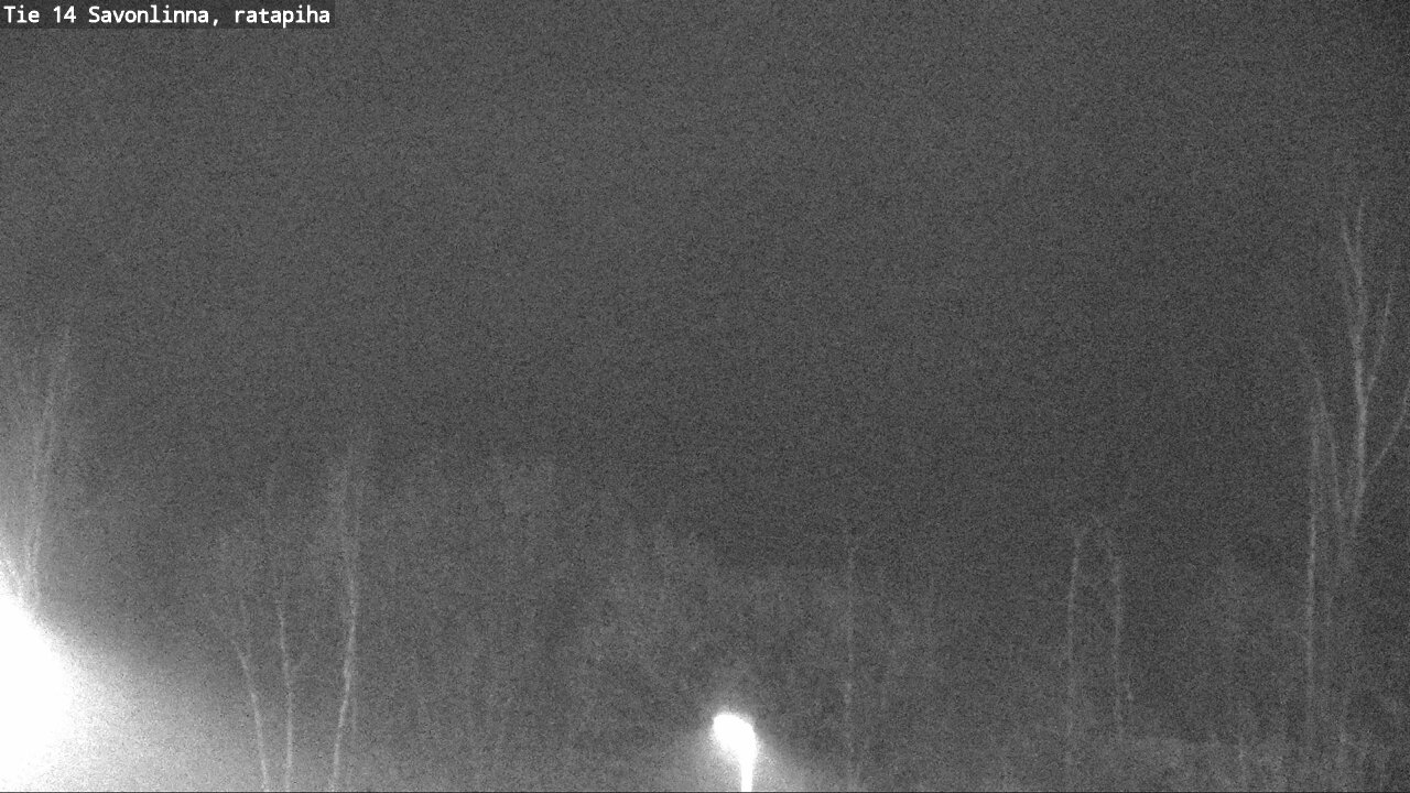 Weather Camera Image Väg 14 Nyslott, Ratapiha, Savonlinna, Etelä-Savo