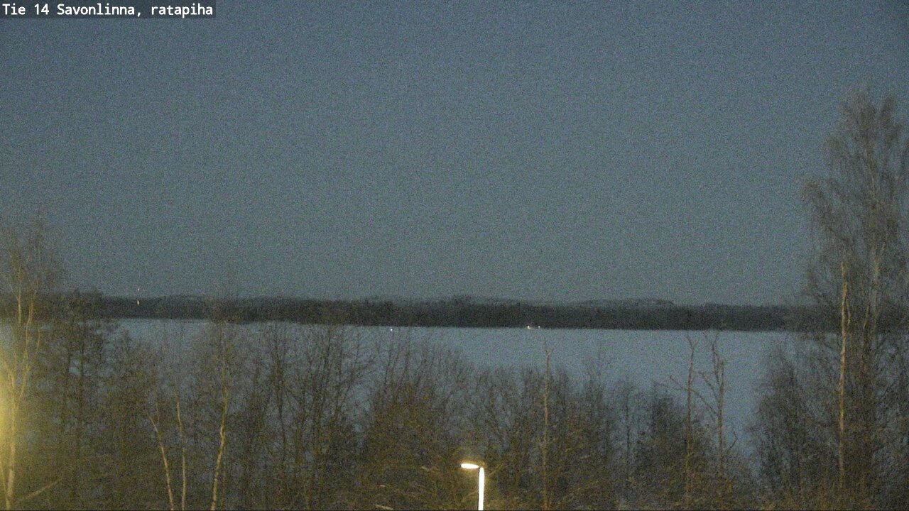 Weather Camera Image Väg 14 Nyslott, Ratapiha, Savonlinna, Etelä-Savo