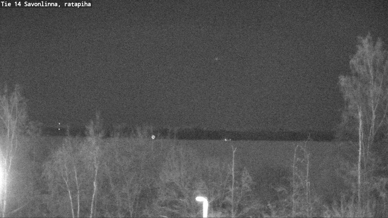 Weather Camera Image Väg 14 Nyslott, Ratapiha, Savonlinna, Etelä-Savo