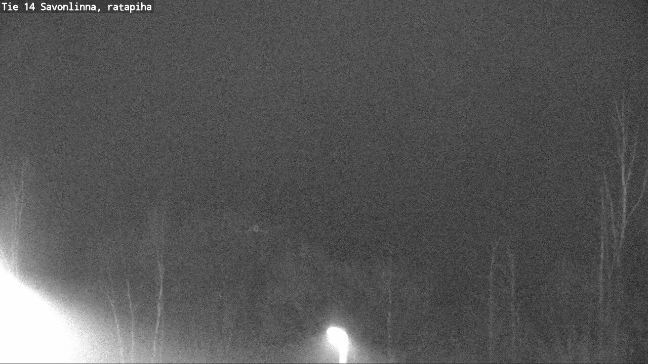 Weather Camera Image Väg 14 Nyslott, Ratapiha, Savonlinna, Etelä-Savo
