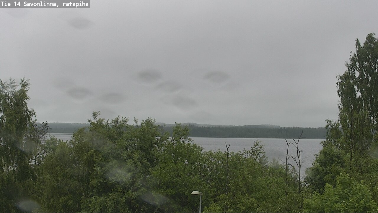 Weather Camera Image Väg 14 Nyslott, Ratapiha, Savonlinna, Etelä-Savo