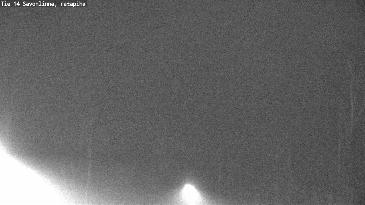 Weather Camera Image Väg 14 Nyslott, Ratapiha, Savonlinna, Etelä-Savo