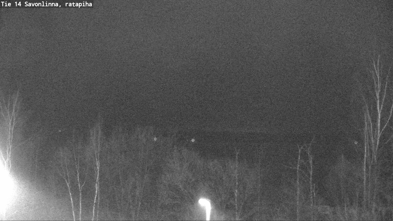 Weather Camera Image Väg 14 Nyslott, Ratapiha, Savonlinna, Etelä-Savo