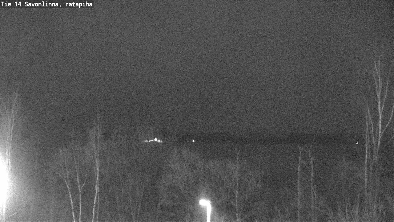 Weather Camera Image Väg 14 Nyslott, Ratapiha, Savonlinna, Etelä-Savo