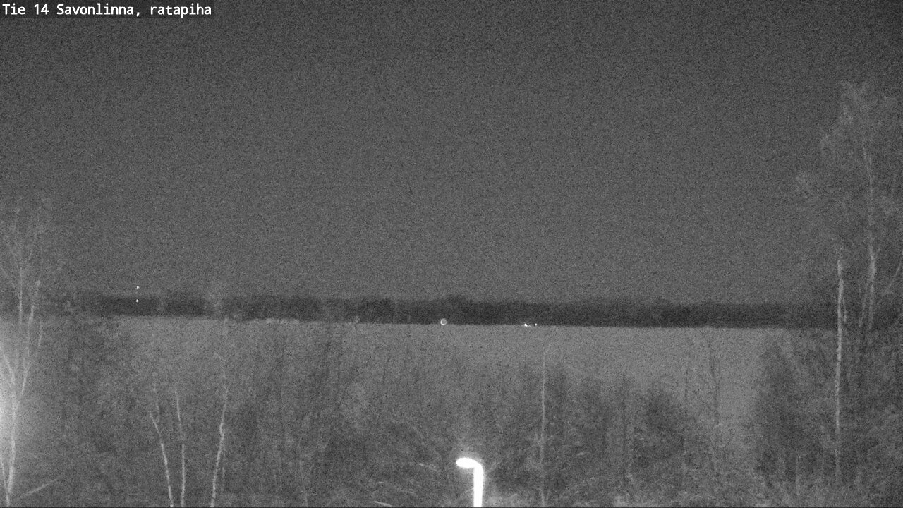 Weather Camera Image Väg 14 Nyslott, Ratapiha, Savonlinna, Etelä-Savo