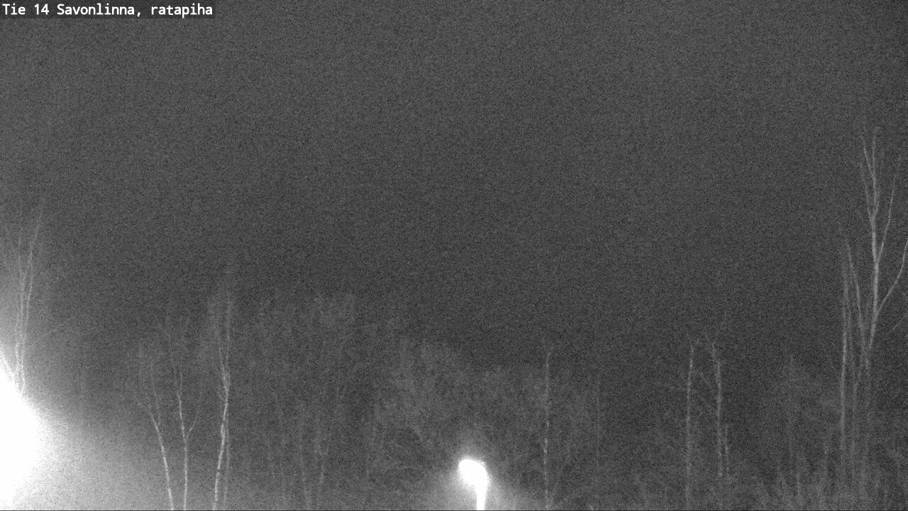 Weather Camera Image Väg 14 Nyslott, Ratapiha, Savonlinna, Etelä-Savo