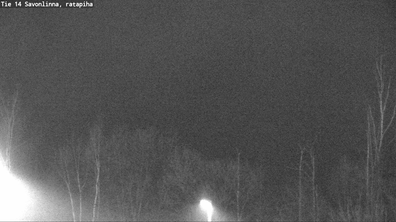 Weather Camera Image Väg 14 Nyslott, Ratapiha, Savonlinna, Etelä-Savo