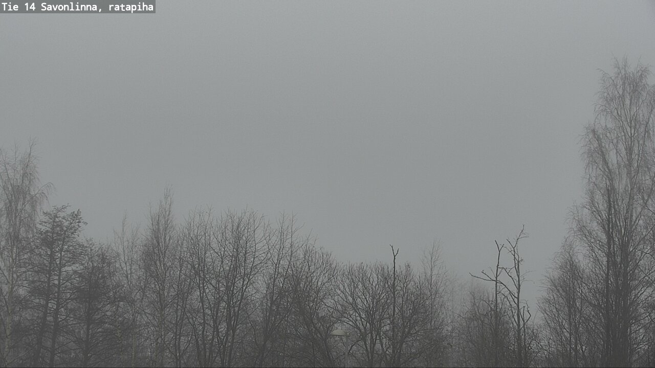Weather Camera Image Väg 14 Nyslott, Ratapiha, Savonlinna, Etelä-Savo