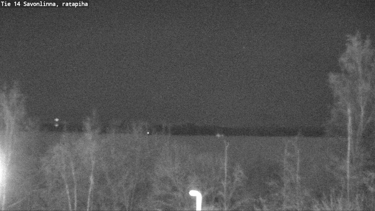 Weather Camera Image Väg 14 Nyslott, Ratapiha, Savonlinna, Etelä-Savo