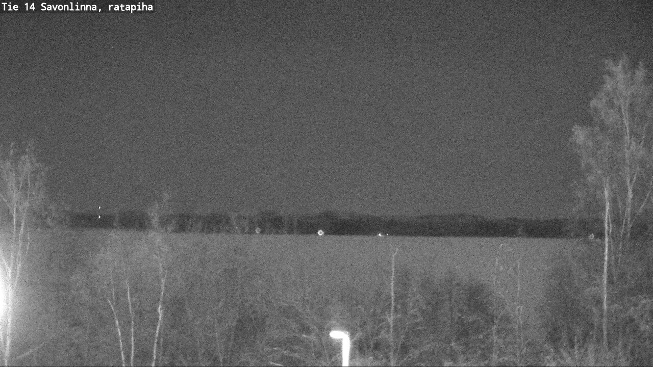 Weather Camera Image Väg 14 Nyslott, Ratapiha, Savonlinna, Etelä-Savo