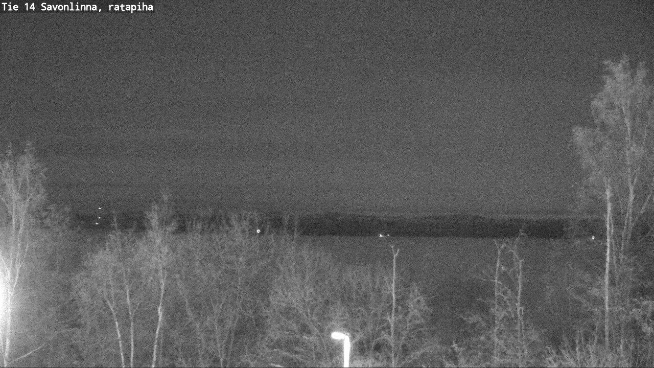 Weather Camera Image Väg 14 Nyslott, Ratapiha, Savonlinna, Etelä-Savo