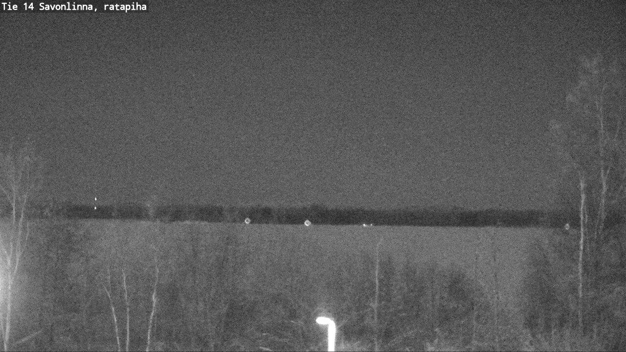 Weather Camera Image Väg 14 Nyslott, Ratapiha, Savonlinna, Etelä-Savo