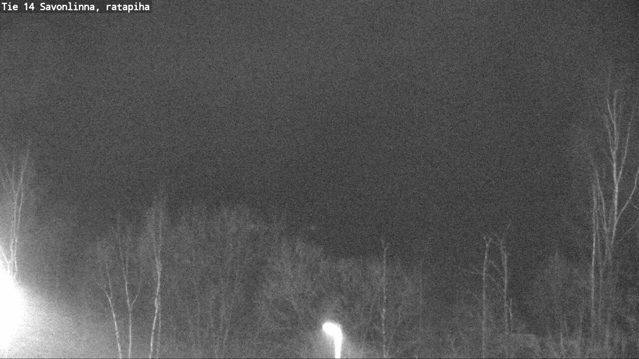 Weather Camera Image Väg 14 Nyslott, Ratapiha, Savonlinna, Etelä-Savo