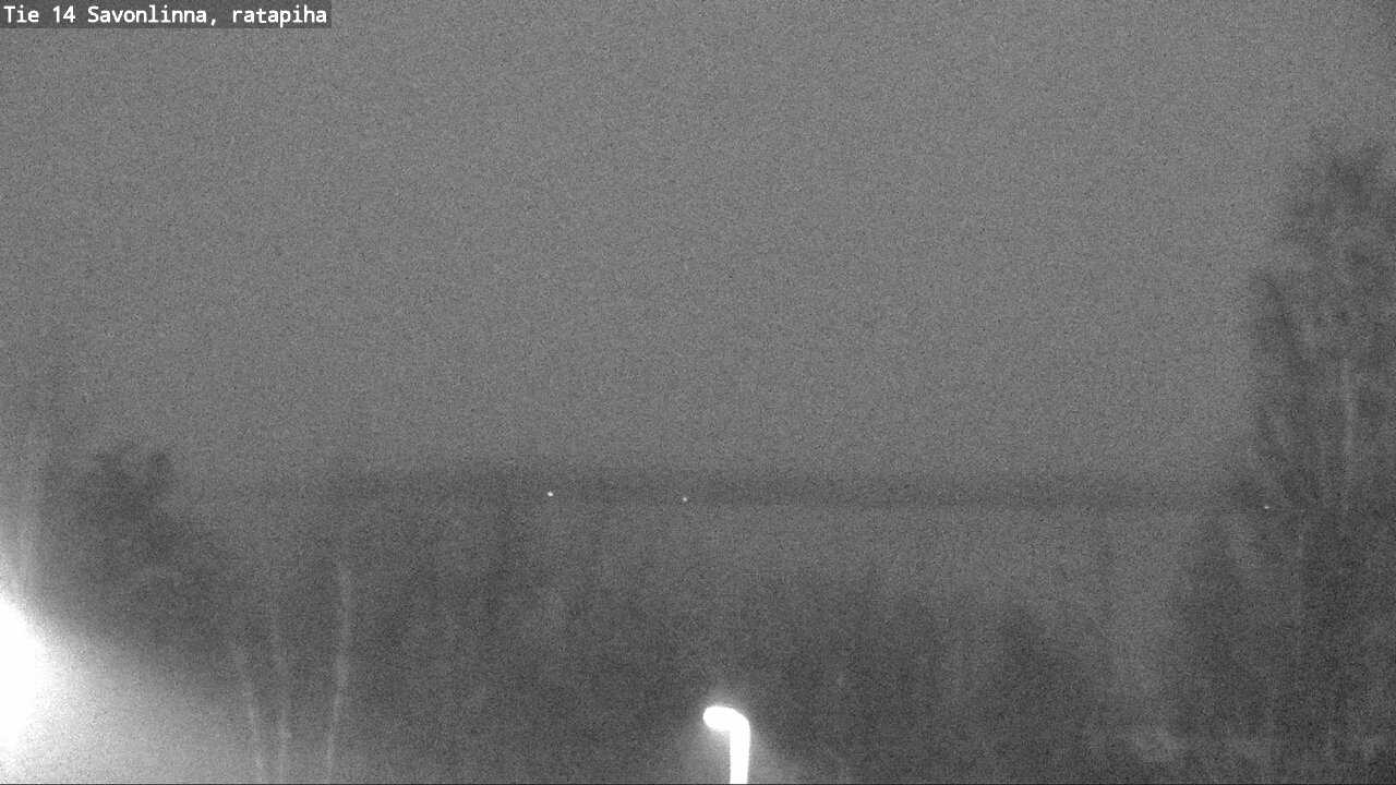 Weather Camera Image Väg 14 Nyslott, Ratapiha, Savonlinna, Etelä-Savo