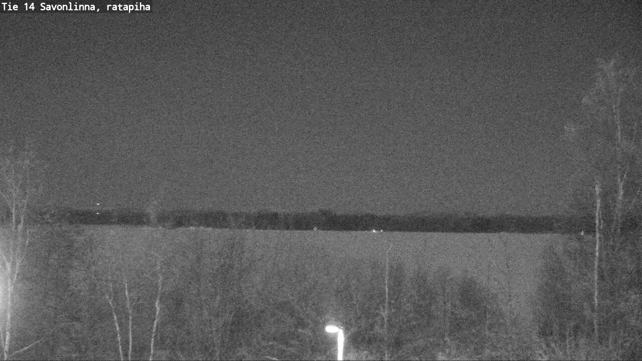 Weather Camera Image Väg 14 Nyslott, Ratapiha, Savonlinna, Etelä-Savo