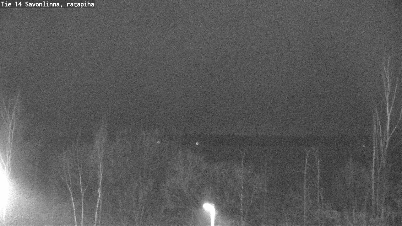 Weather Camera Image Väg 14 Nyslott, Ratapiha, Savonlinna, Etelä-Savo