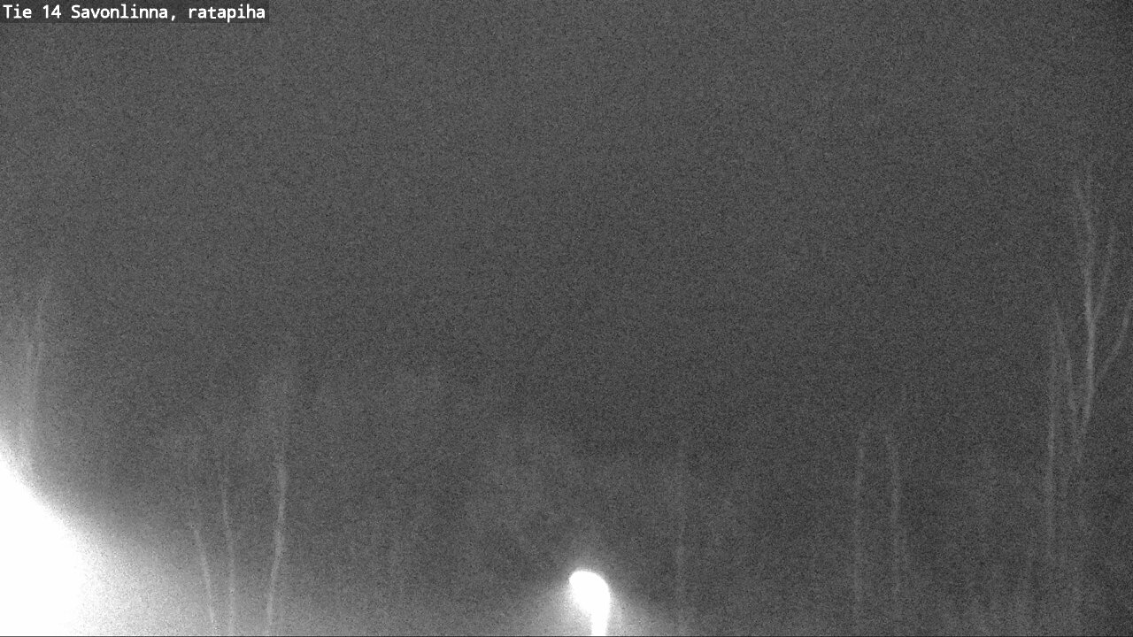 Weather Camera Image Väg 14 Nyslott, Ratapiha, Savonlinna, Etelä-Savo
